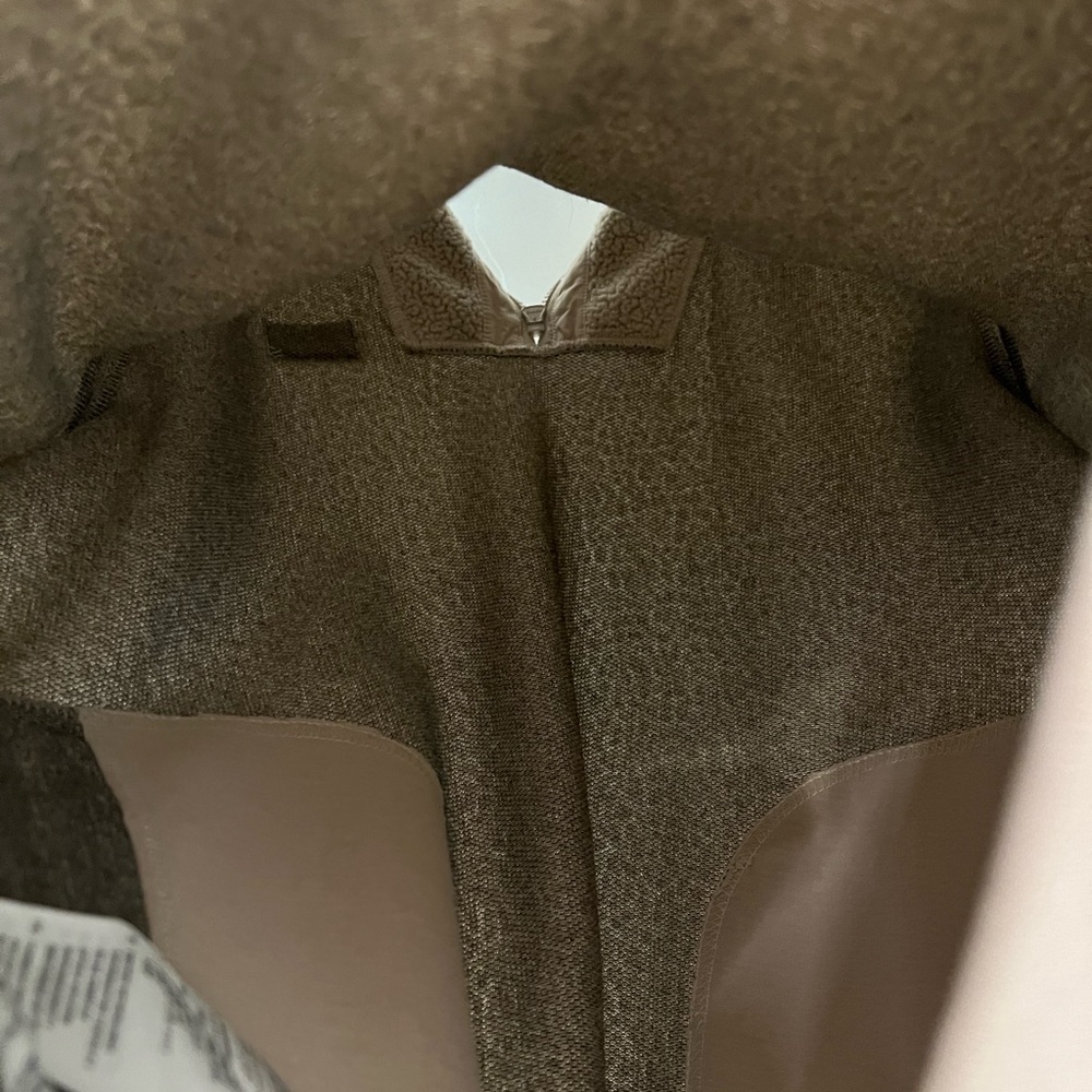 Abercrombie & Fitch Women’s Sherpa 3/4 Zip Sweater Cream size Medium - Picture 7 of 7